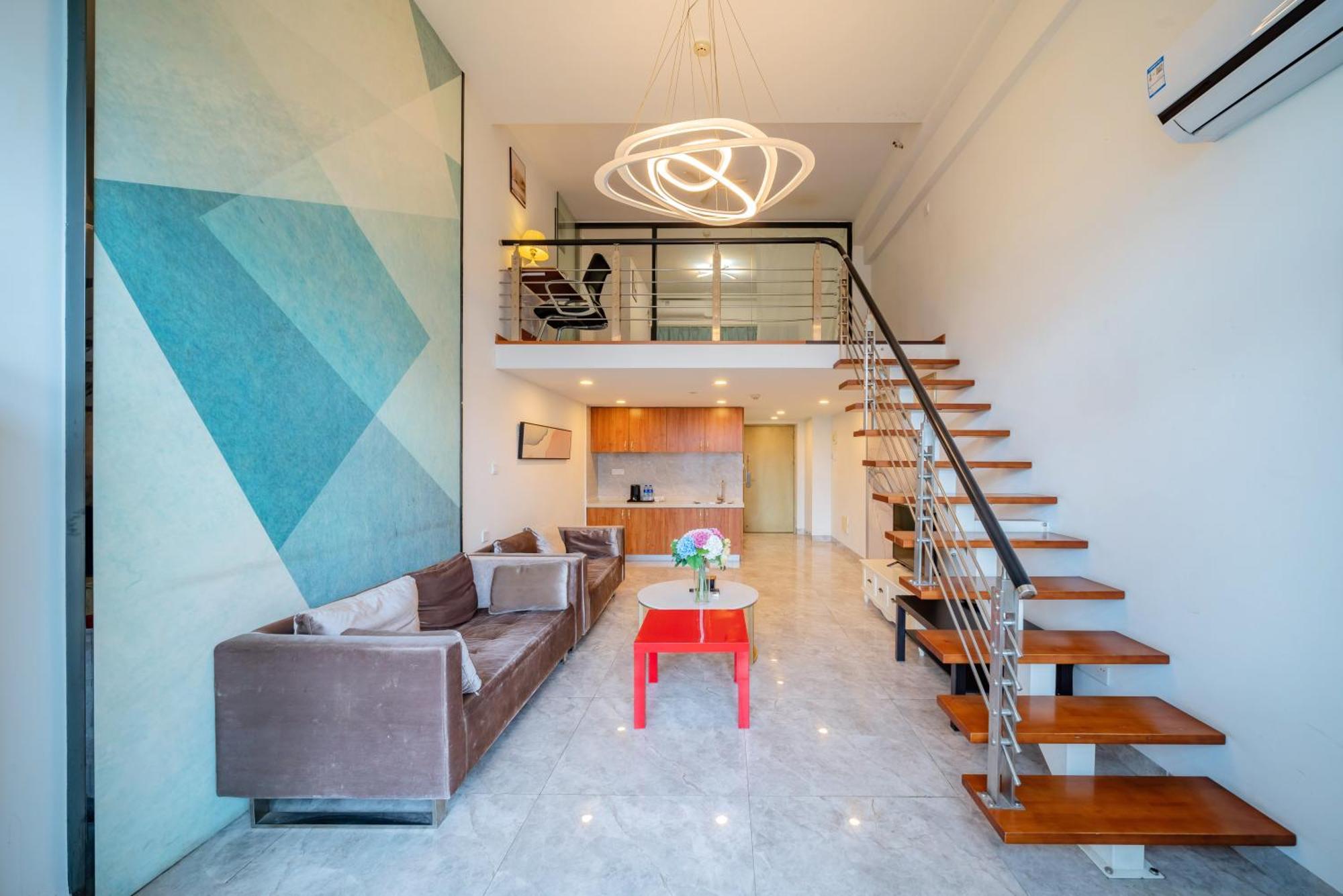 April Fair Duplex Apartment Guangzhou South Railway Station Ao Yuan Yue Shi Dai Branch Luaran gambar